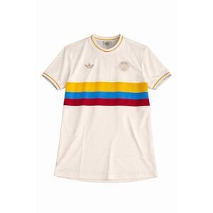 Colombia 100th Anniversary Soccer Shirt Jersey White Men Women M-2XL